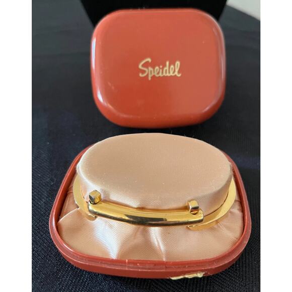 Vintage 1940’s- Speidel Bracelet Gold Toned With Original Box - Picture 1 of 5